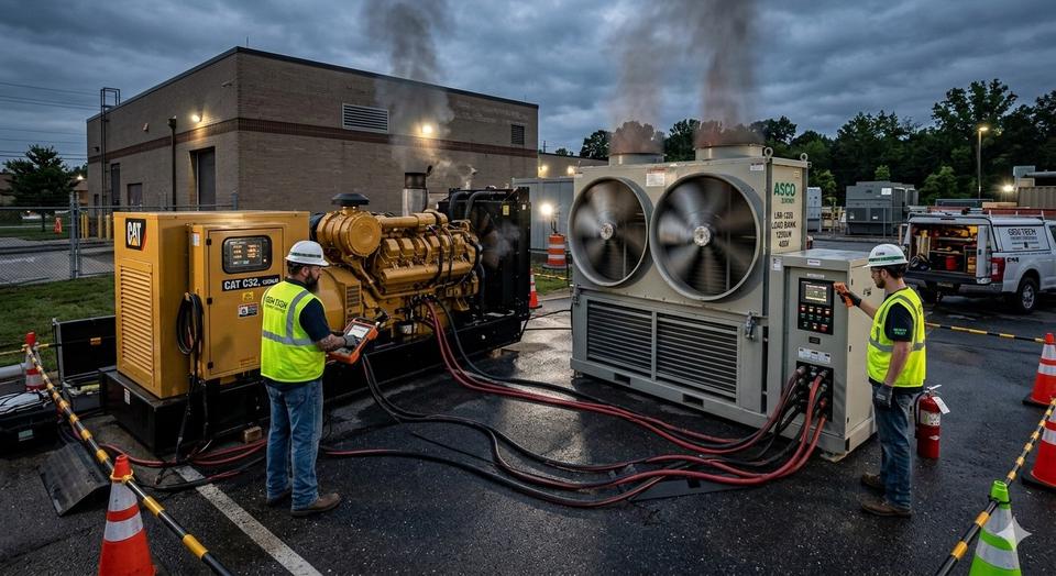 Generator Load bank Testing for Data Centers
