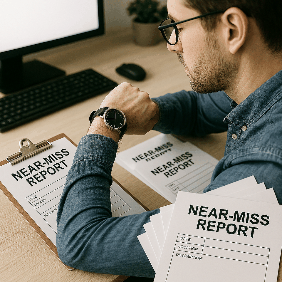Near Miss Reporting Should be done every Waking Moment
