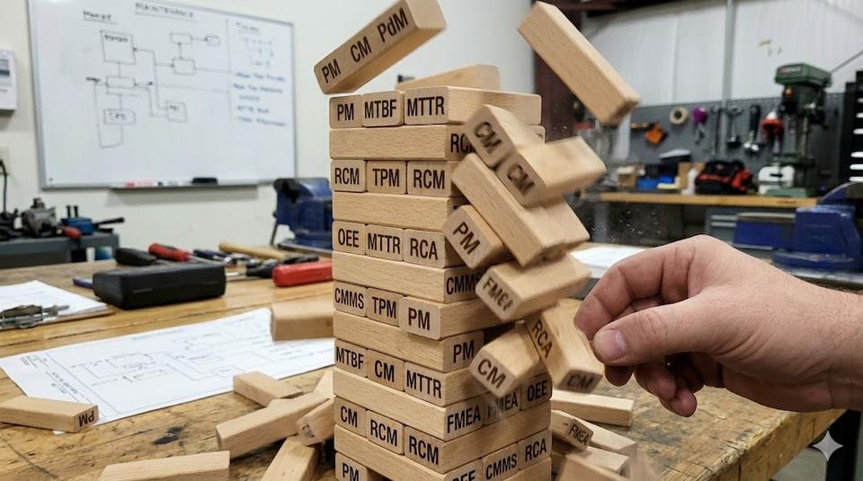Jenga tower metaphor