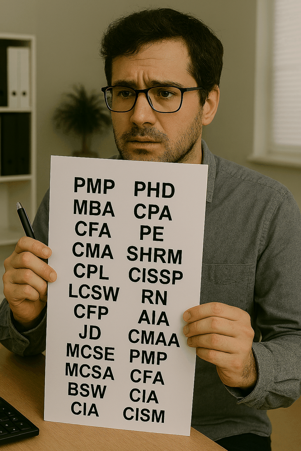 Maximizing Acronyms and Qualification Credentials